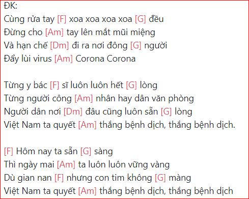 hợp âm ghen cô vy Covid-19