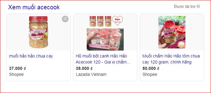 muối chấm hảo hảo mua ở đâu