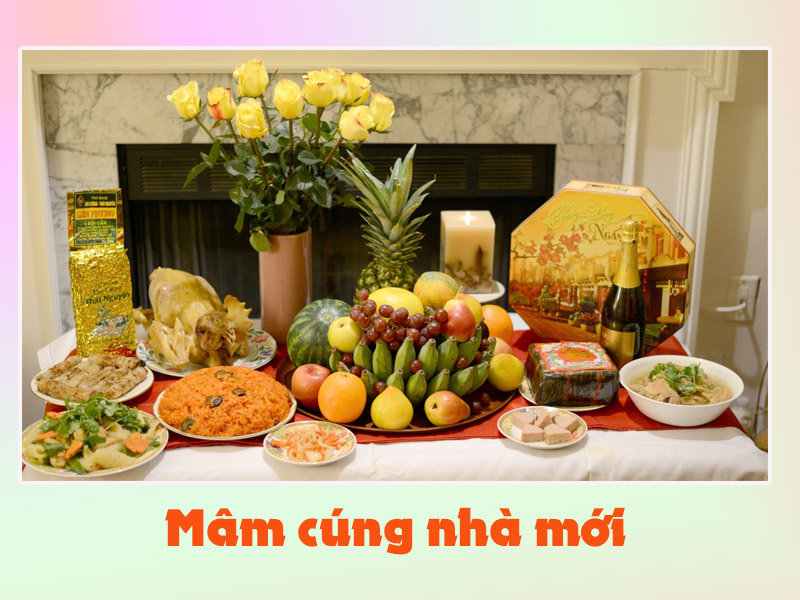 mâm cúng nhà mới