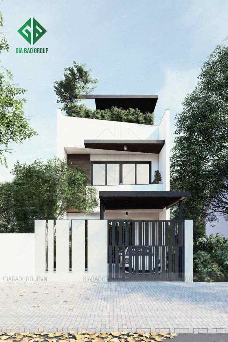 Nhà phố được thiết kế hiện đại, sang trọng