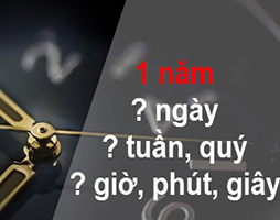 1 năm có bao nhiêu TUẦN, QUÝ, NGÀY [ Cách xem chi tiết Nhất ]