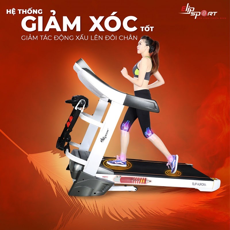 Bảo vệ đôi chân với máy chạy bộ