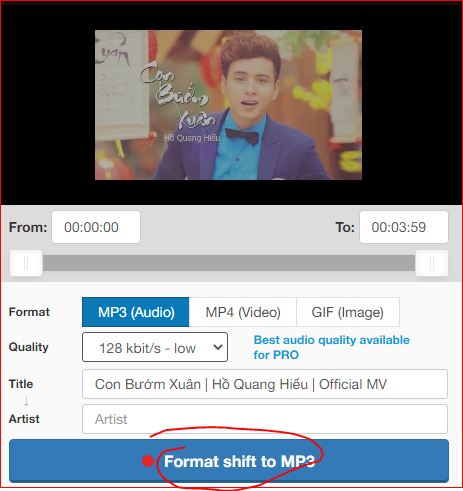 tải nhạc mp3 từ youtube