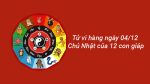 Tử vi hàng ngày 04/12 Chủ Nhật của 12 con giáp